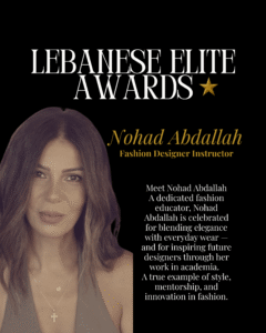 Nouhad Abdallah fashion designer instructor